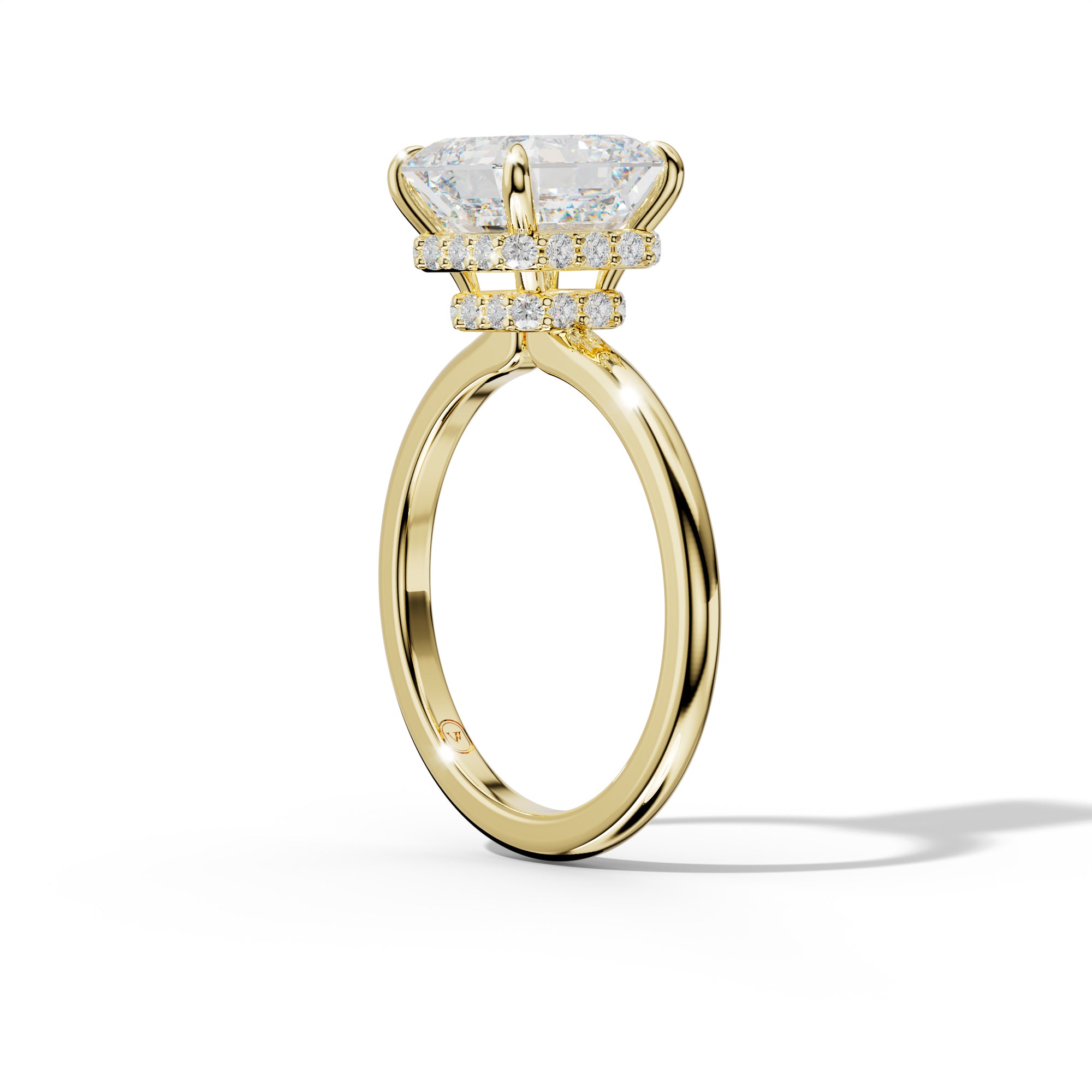 Sophia Asscher Cut Diamond Engagement Ring